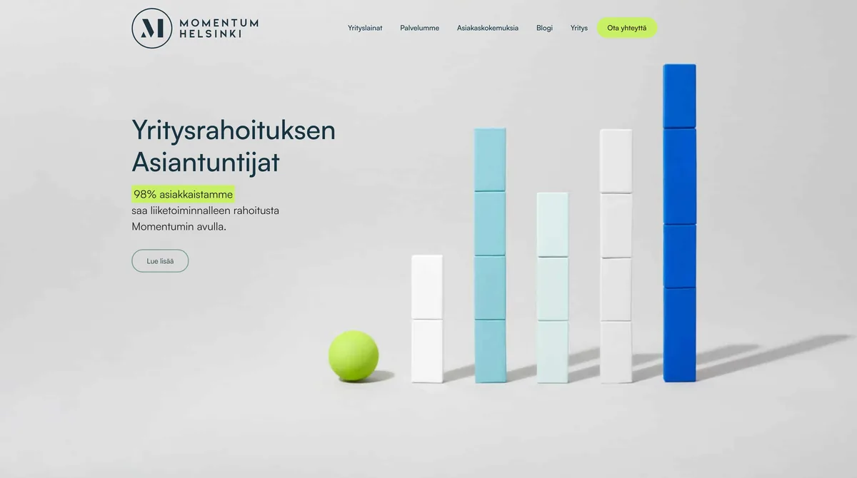 Momentum Helsinki - website
