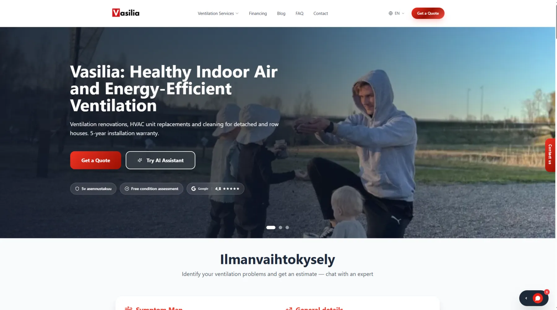 Vasilia - website